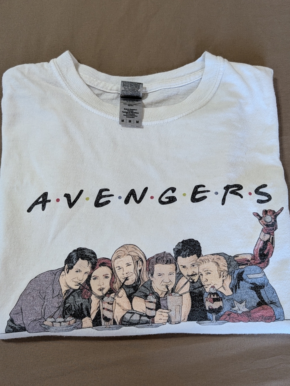 Marvel Avengers Graphic Tee Heavy Cotton Tshirt Size Medium